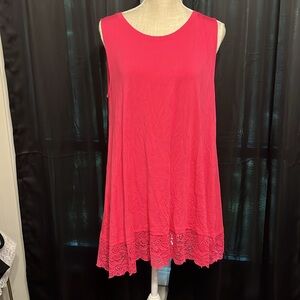 Zenana Outfitters Hot Pink sleeveless top